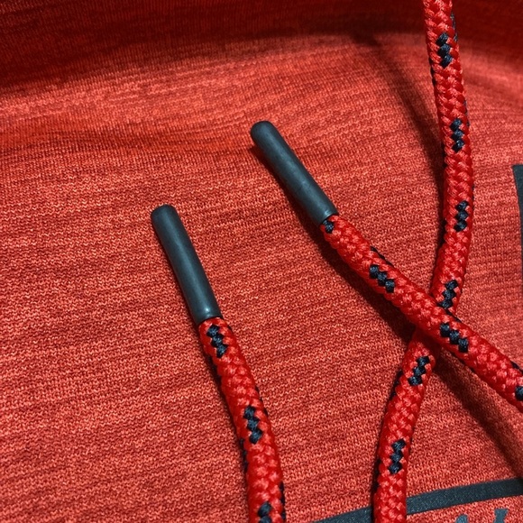 Under Armour cold gear loose fit burnt Orange/red hoodie size XL - Picture 7 of 8